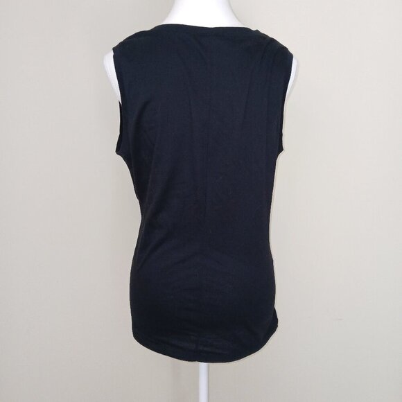 Fabletics Plush Twist Front Tank Top Black Size Small - Picture 5 of 7